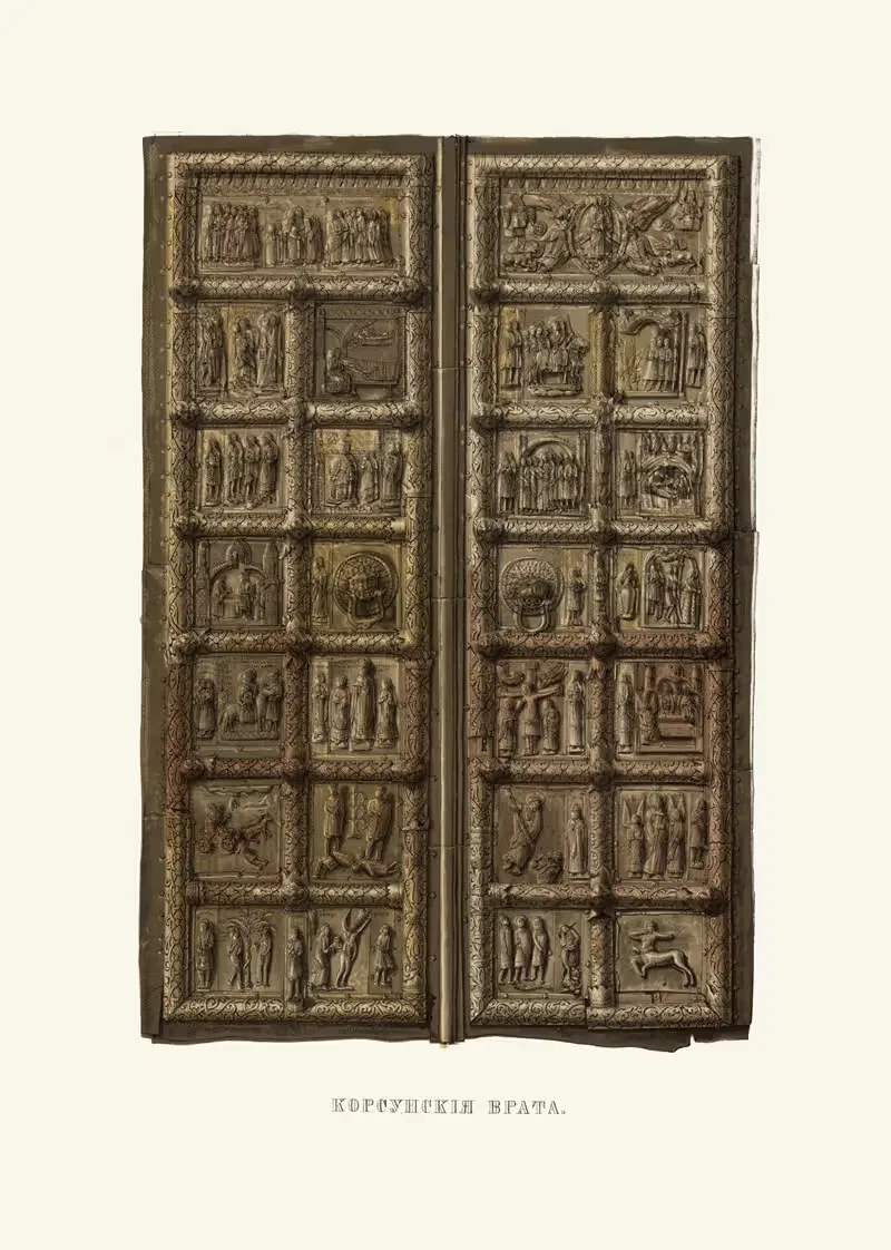Корсунские ворота by Фёдор Григорьевич Солнцев, 1849 - 1853 — digital art print download