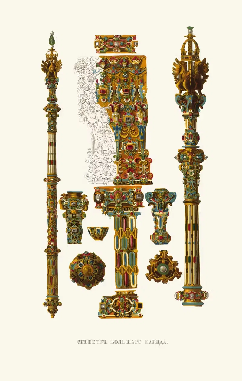 Скипетр большого наряда by Фёдор Григорьевич Солнцев, 1849 - 1853 — digital art print download