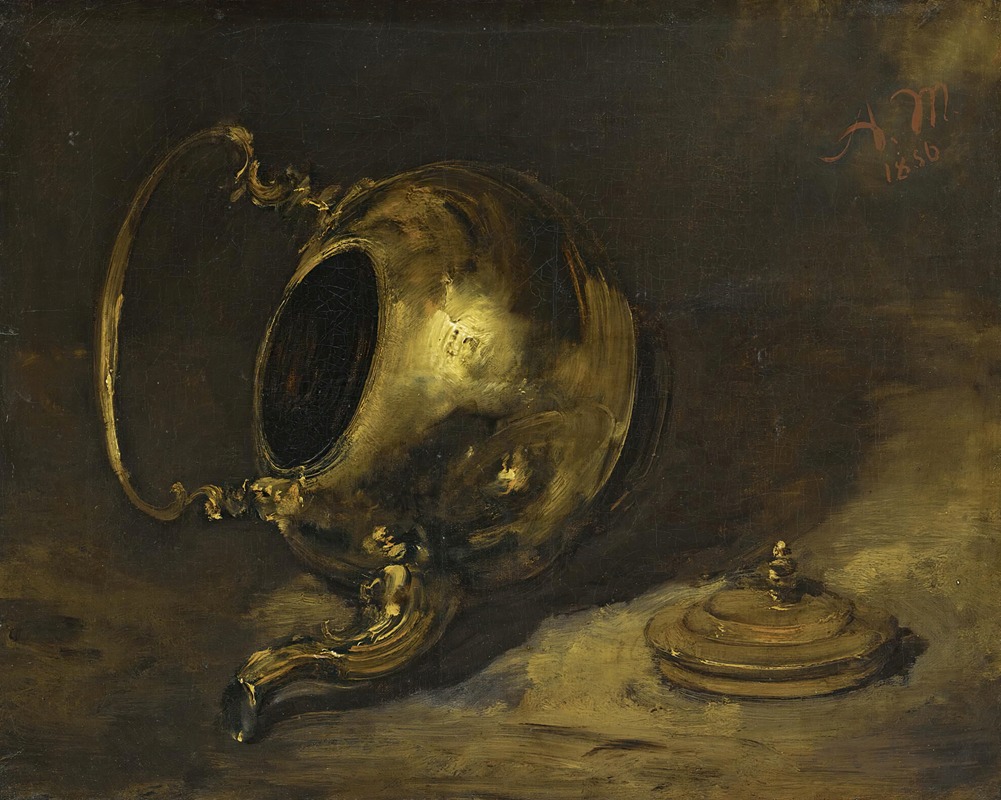 Upturned Teapot by Адольф фон Менцель, 1856 — digital art print download