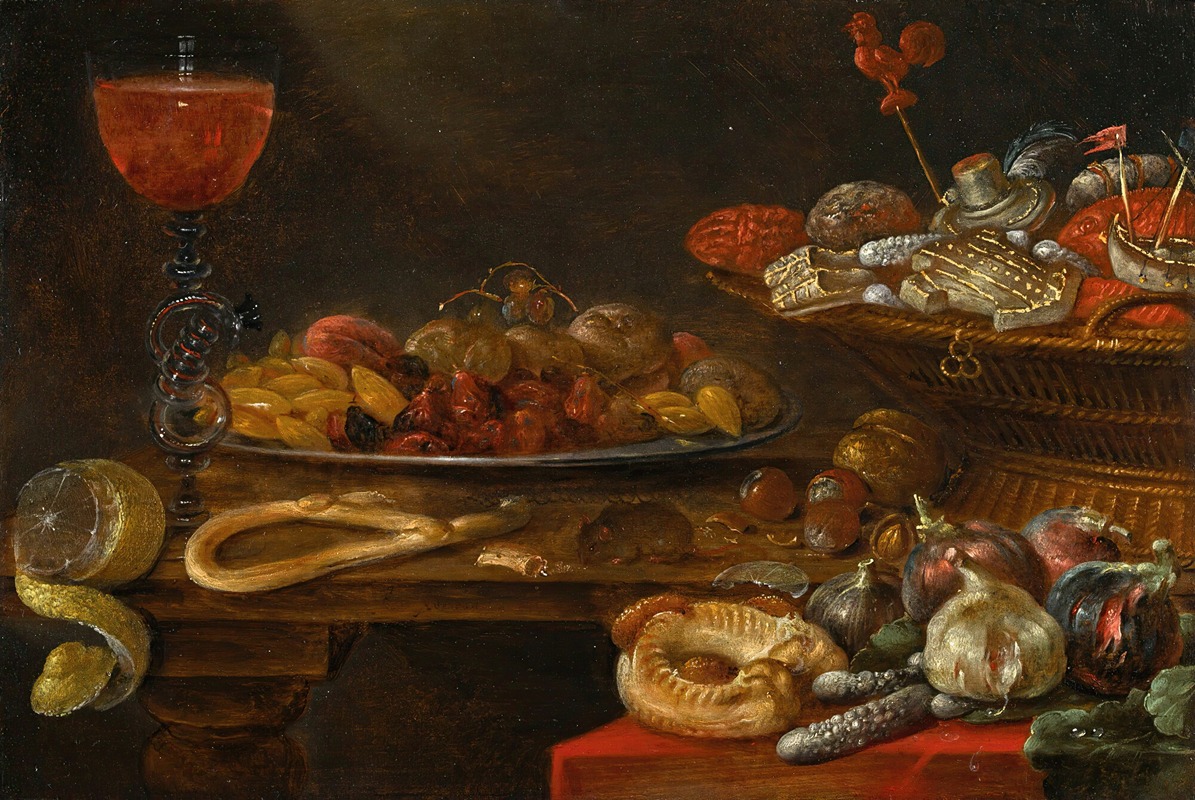 Still life with sweetmeats — Alexander Adriaenssen