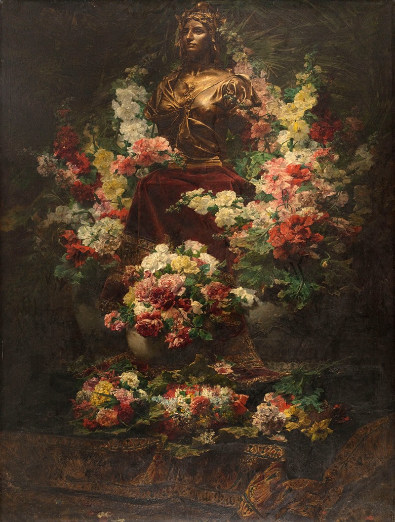 Un jour de fête by Жорж Жаннин, 1882 — digital art print download