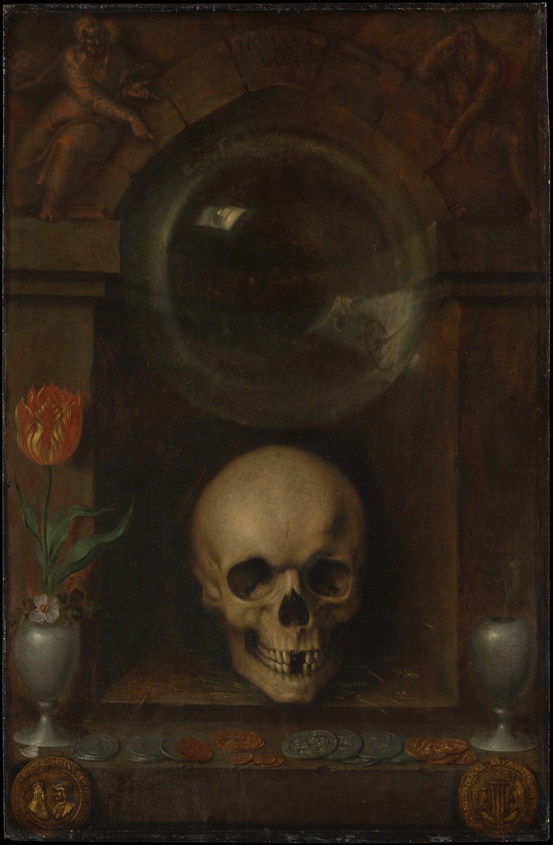 Vanitas Still Life by Якоб де Гейн II, 1603 — digital art print download