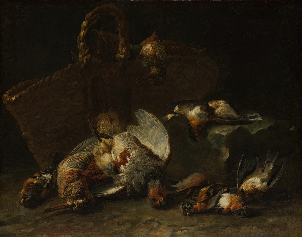 A Basket and Birds by Ян Фит — digital art print download