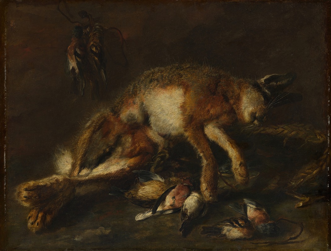 A Hare and Birds by Jan Fyt — digital art print download