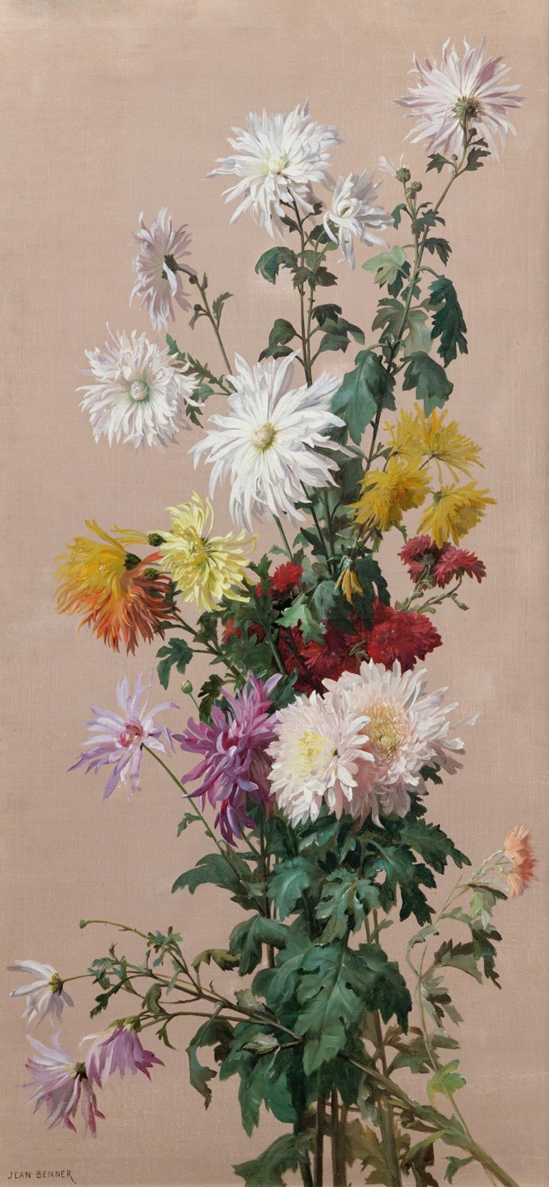 Still life with flowers. by Жан Беннер — digital art print download