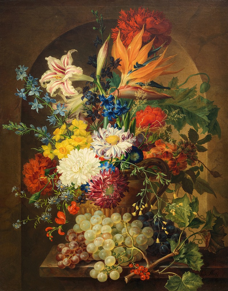Blumenstrauß by Joseph Nigg — digital art print download