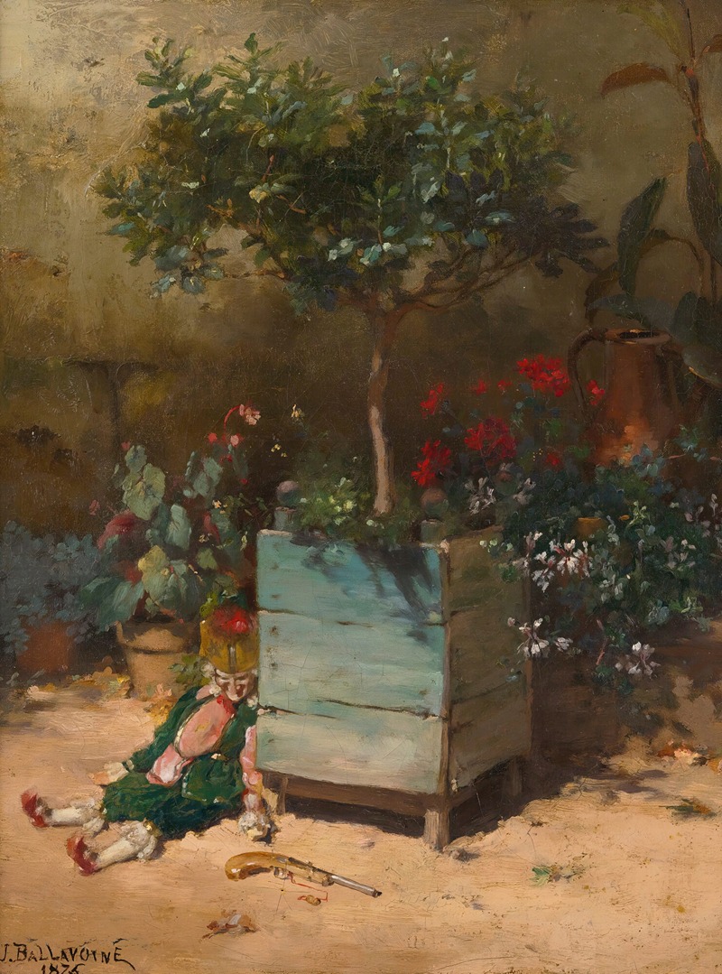 Punchinello in the garden — Жюль Фредерик Баллавуэн