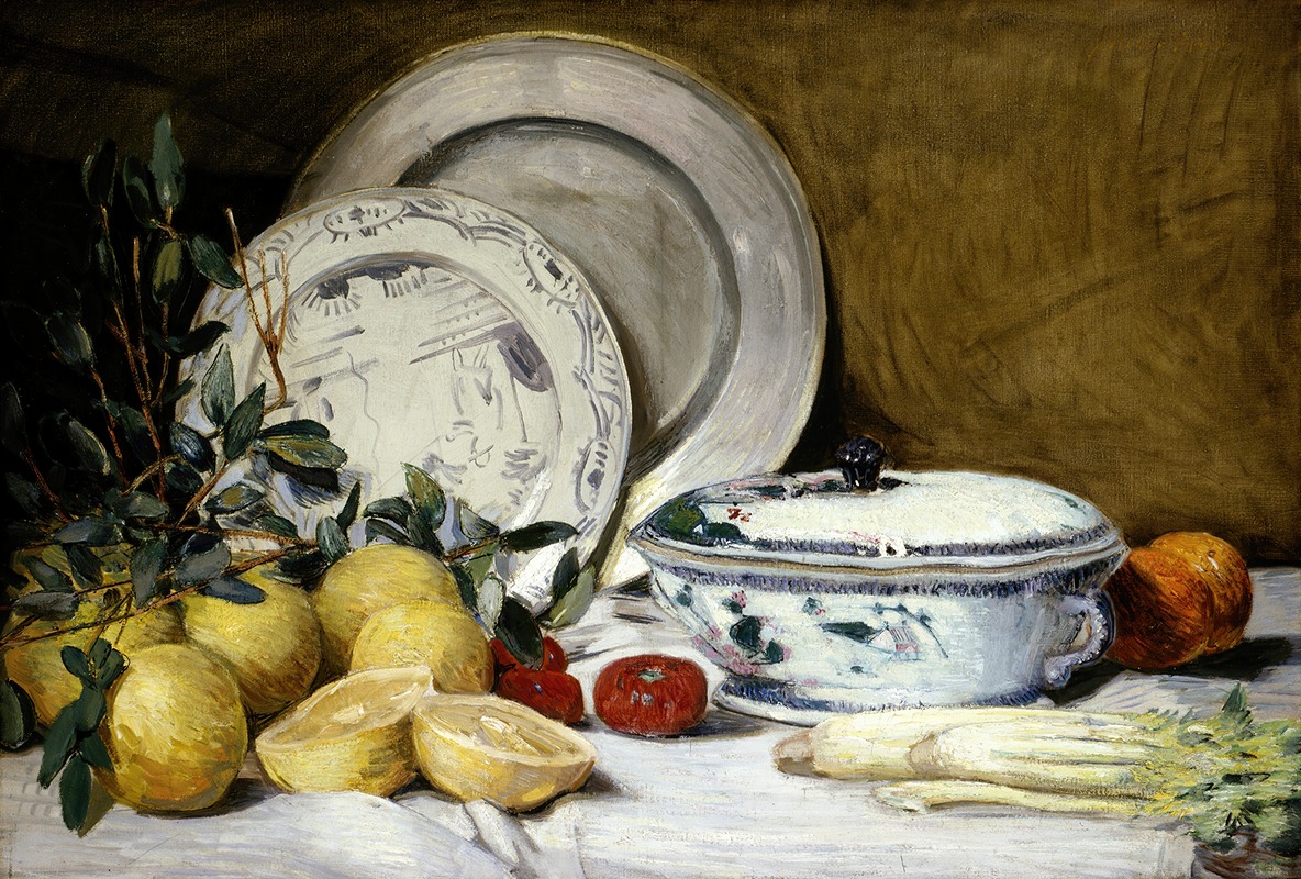 Still Life by Джулиан Олден Уир, 1902-1905 — digital art print download