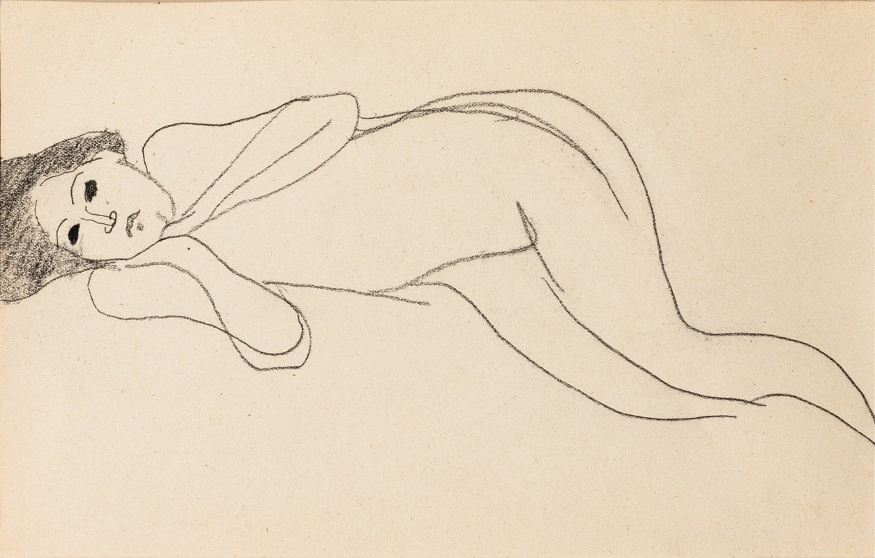 Femme nue by Амедео Модильяни, 1905-1907 — digital art print download