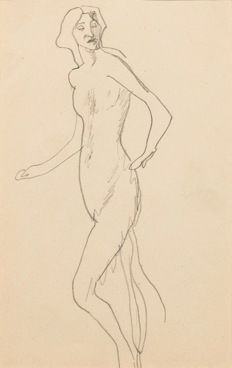 Femme nue debout — Amedeo Modigliani
