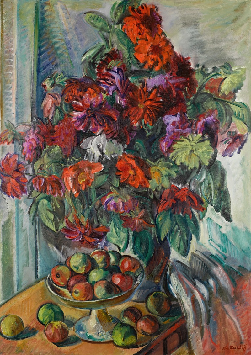 Nature Morte aux Fleurs et Pommes — Николай Александрович Тархов