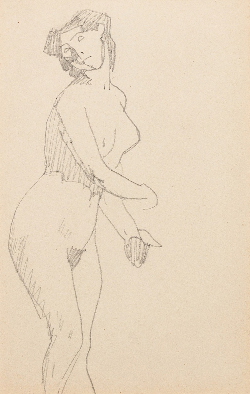 Femme nue debout — Amedeo Modigliani