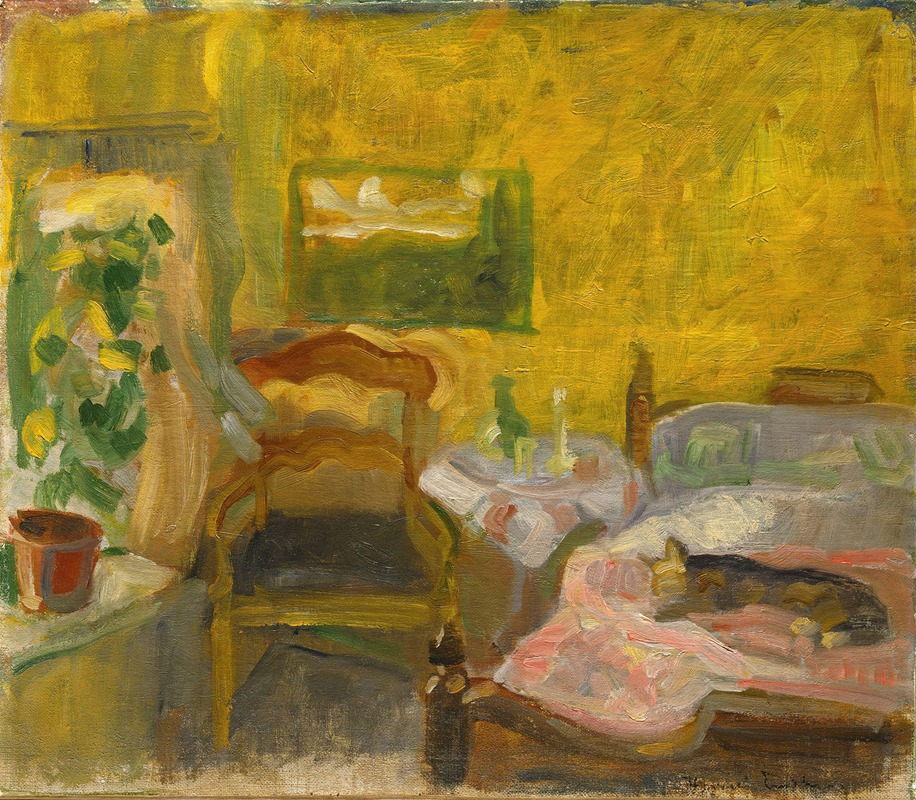 Interior by Торвальд Эрихсен, 1905 — digital art print download