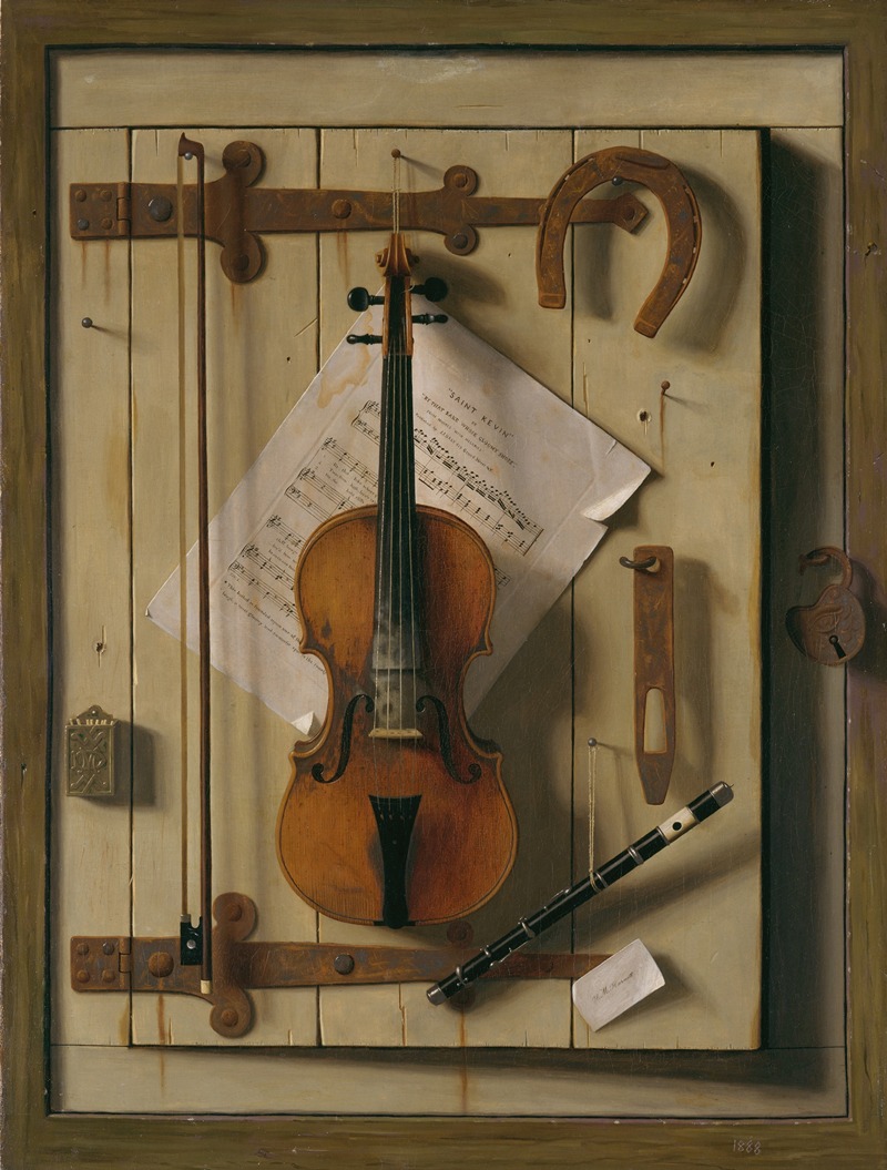 Still Life—Violin and Music — William Michael Harnett