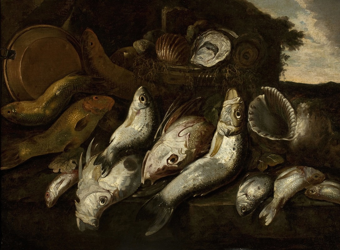 Fish by Авраам ван Бейерен — digital art print download