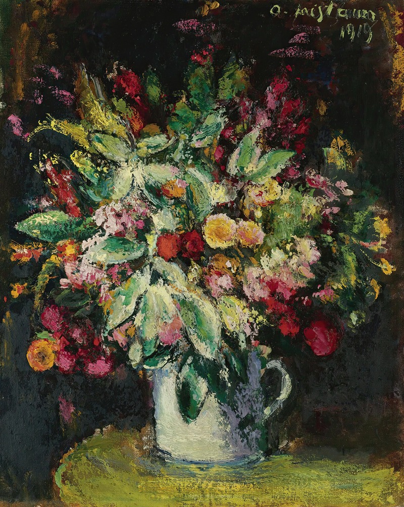 Blumen Stillleben (Still Life With Flowers) — Anton Faistauer