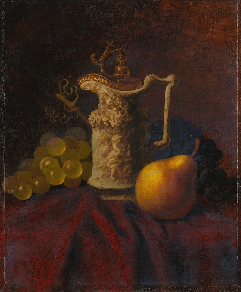 Still Life with Ewer and Fruit by Carducius Plantagenet Ream — digital art print download