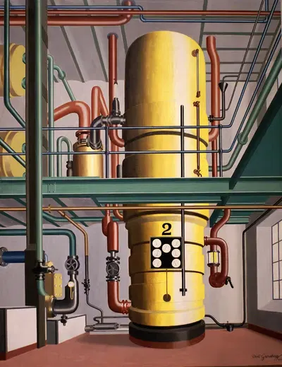 Желтый котел by Карл Гроссберг, 1933 — digital art print download
