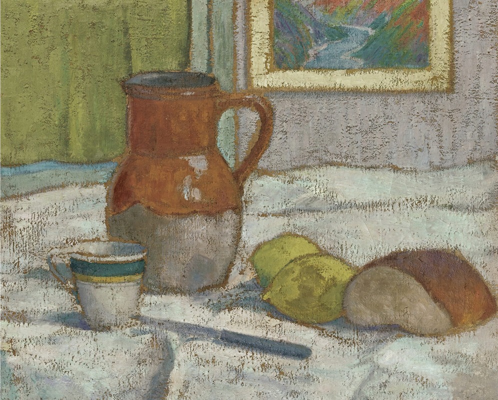 Nature Morte Au Pichet Et À La Tasse — Emile Bernard