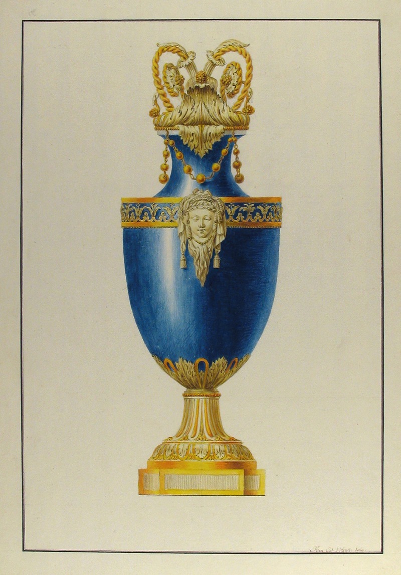 Design for an Urn by George Heinrich von Kirn — digital art print download