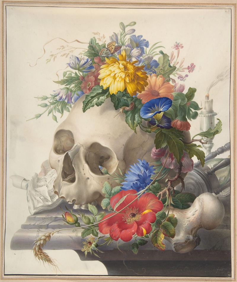 Vanitas Still Life by Herman Henstenburgh — digital art print download