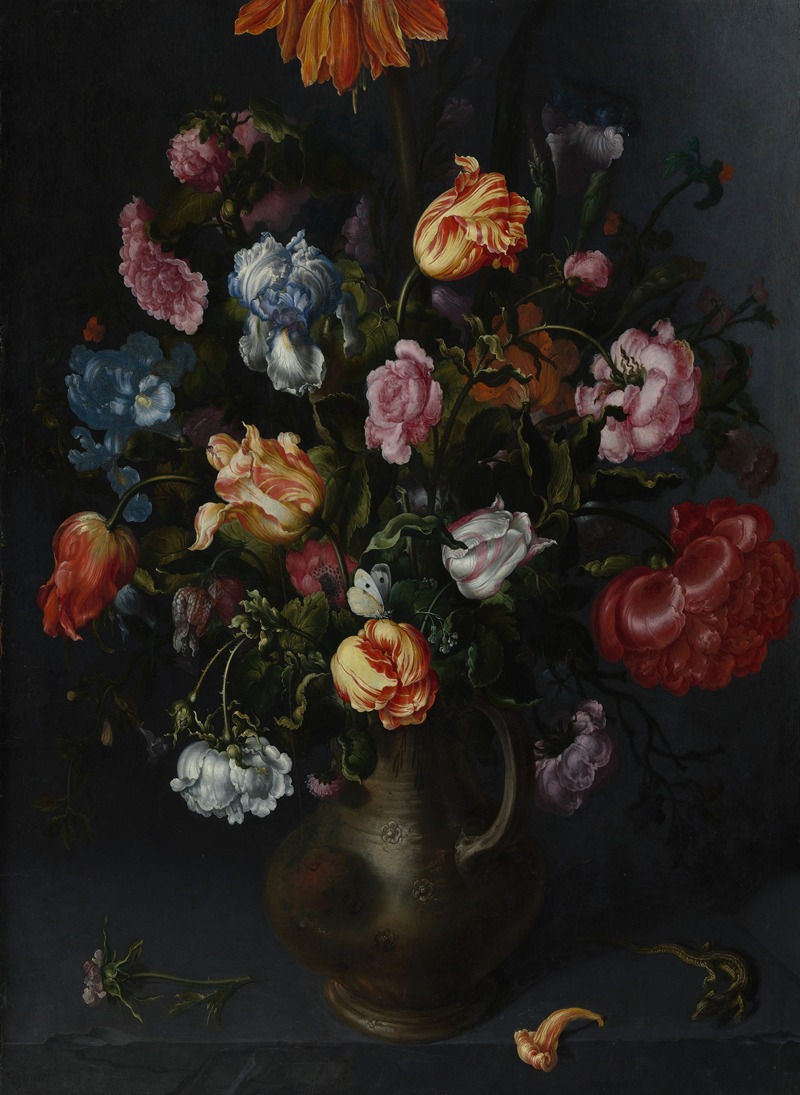 A Vase with Flowers by Jacob Vosmaer, 1613 — digital art print download