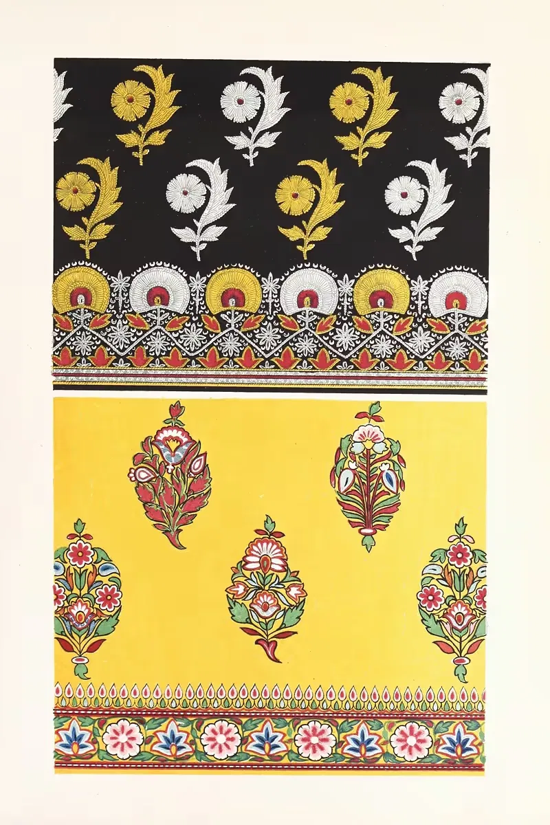 Indian Embroidered Satin Stuffs for Dresses — John Charles Robinson