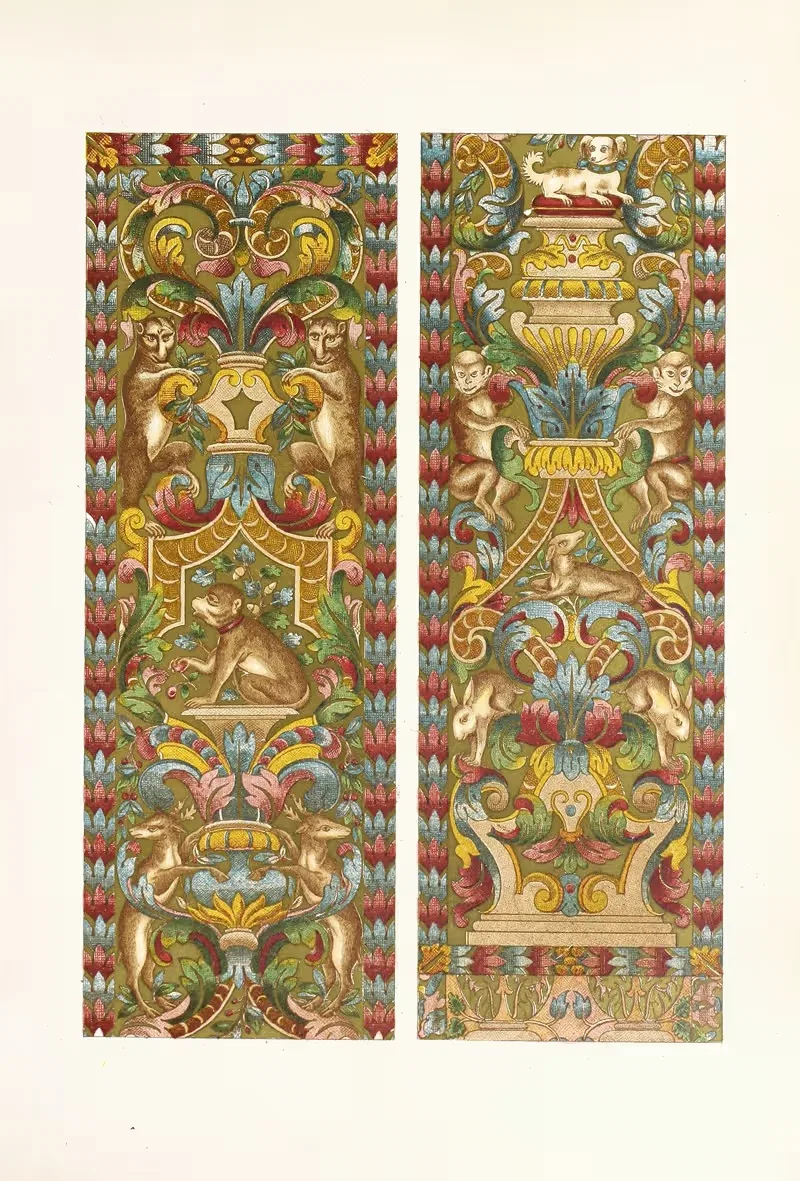 Italian Embroidered Silk Hangings — John Charles Robinson