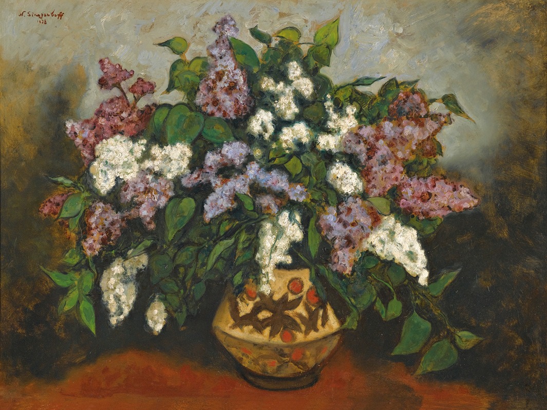 Bouquet Of Lilacs — Nikolai Vladimirovich Sinezoubov