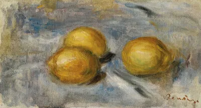 Nature Morte Aux Citrons by Пьер-Огюст Ренуар, 1918 — digital art print download