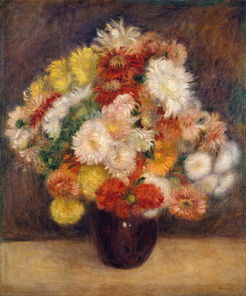 Bouquet Of Chrysanthemums — Pierre-Auguste Renoir
