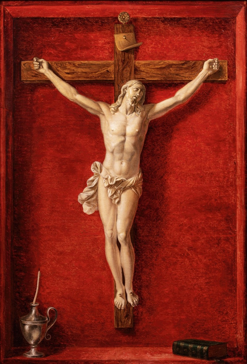 Trompe-L'œil With A Crucifix by Prospero Mallerini — digital art print download