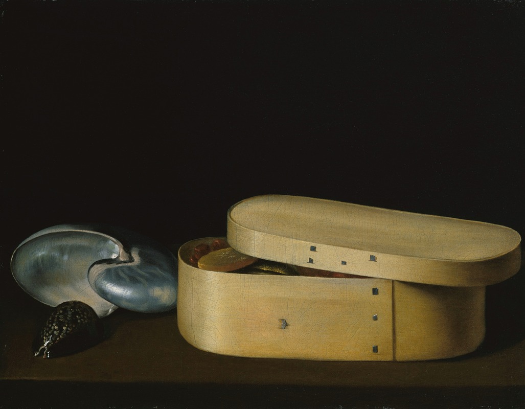 Still Life with Shells and a Chip-Wood Box — Sebastian Stoskopff