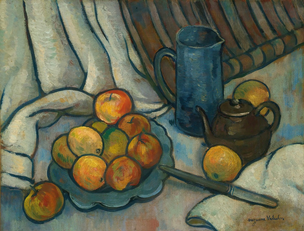 Pommes, Pichet Et Théière by Сюзанна Валадон — digital art print download