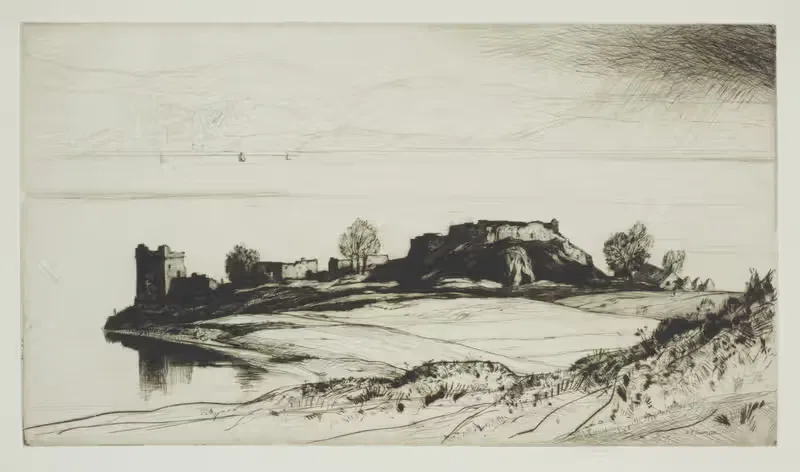 Замок Уркхарт by Дэвид Янг Кэмерон, 1929 — digital art print download