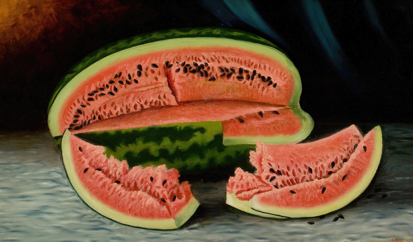 Watermelons by Julia Mcentee Dillon, 1893 — digital art print download