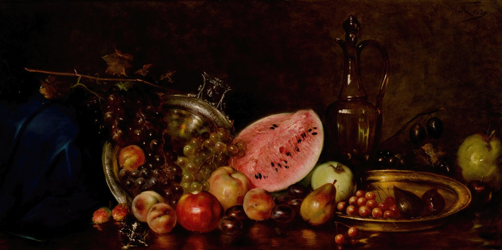 Still Life with Fruit by Nikolaos Wokos — digital art print download