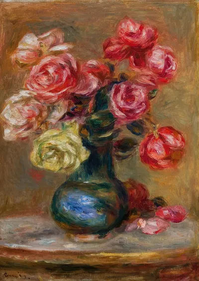 Le Bouquet by Пьер-Огюст Ренуар, 1910 — digital art print download