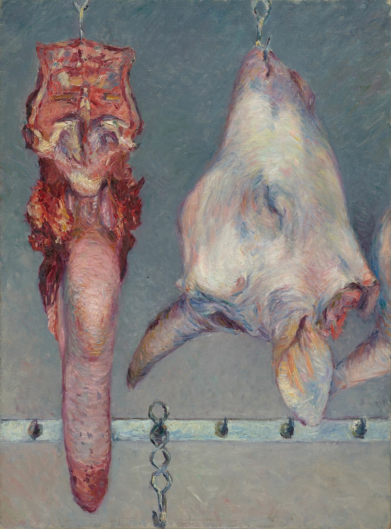 Calf’s Head and Ox Tongue — Gustave Caillebotte