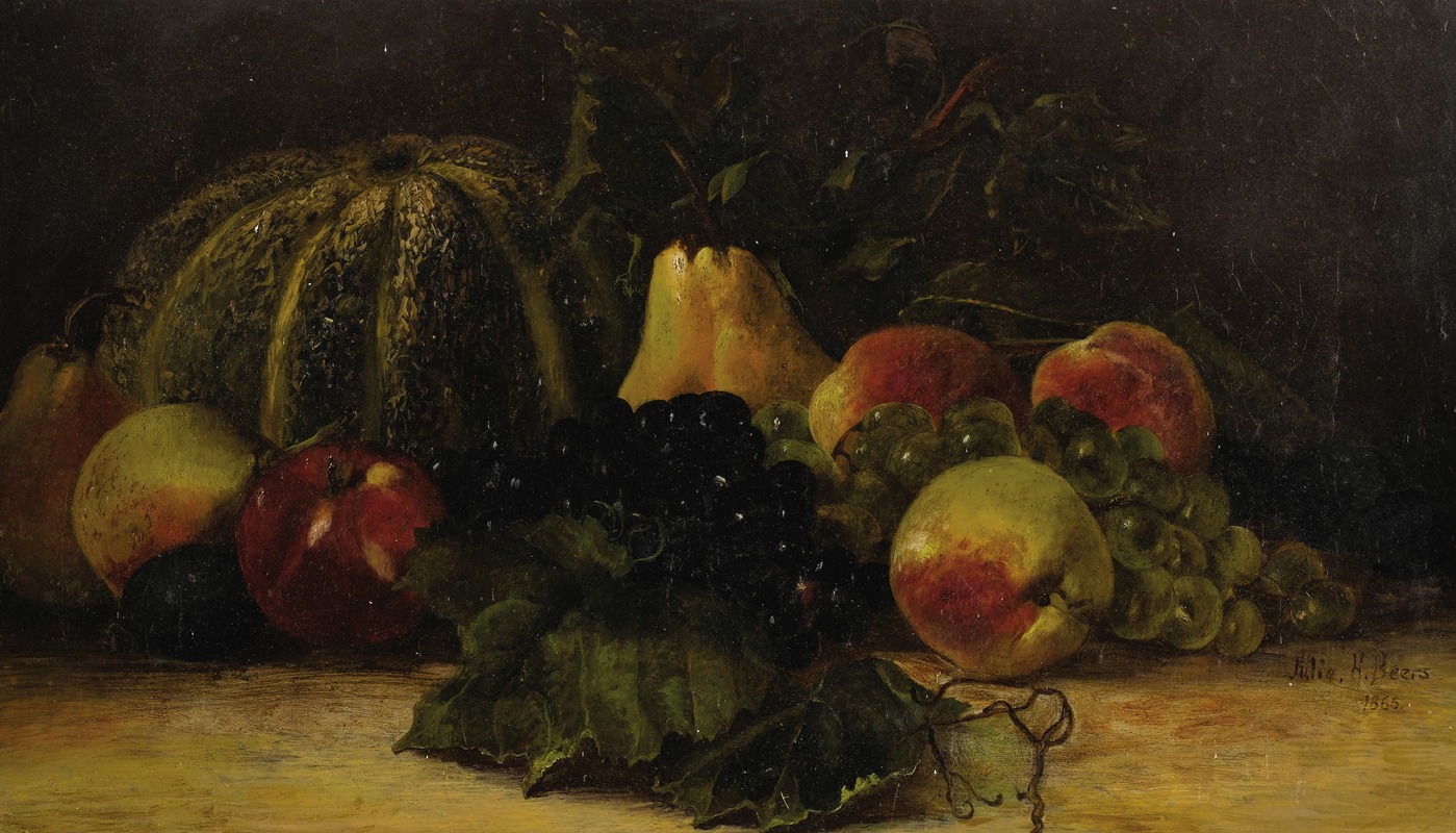 Still Life by Julie Hart Beers, 1866 — digital art print download