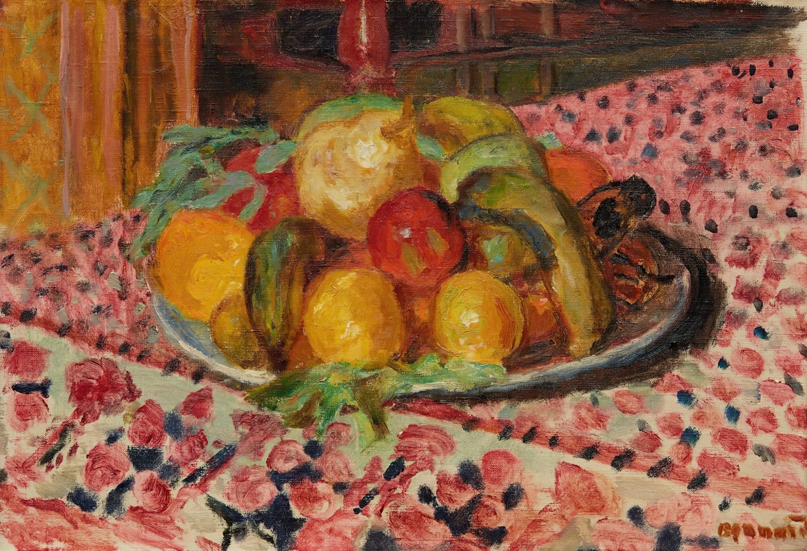Assiette de fruits by Пьер Боннар, 1917 — digital art print download