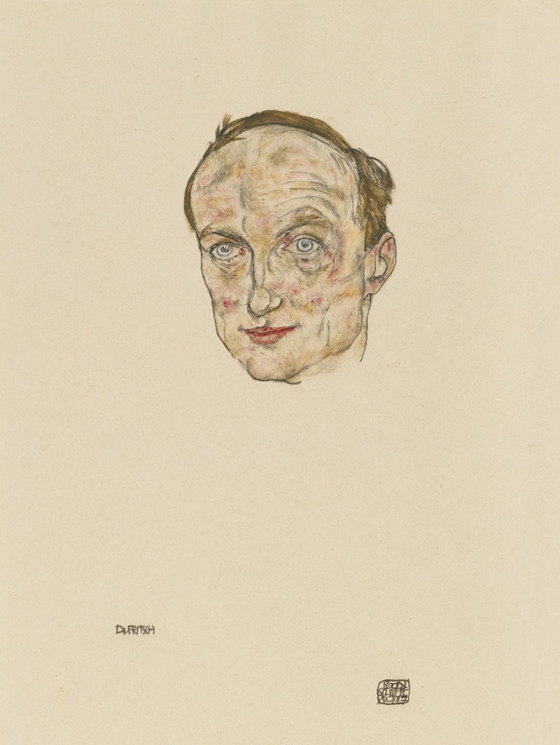 Dr. Othmar Fritsch by Эгон Шиле, 1917 — digital art print download