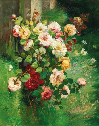 Roses by Южен Анри Кошуа — digital art print download