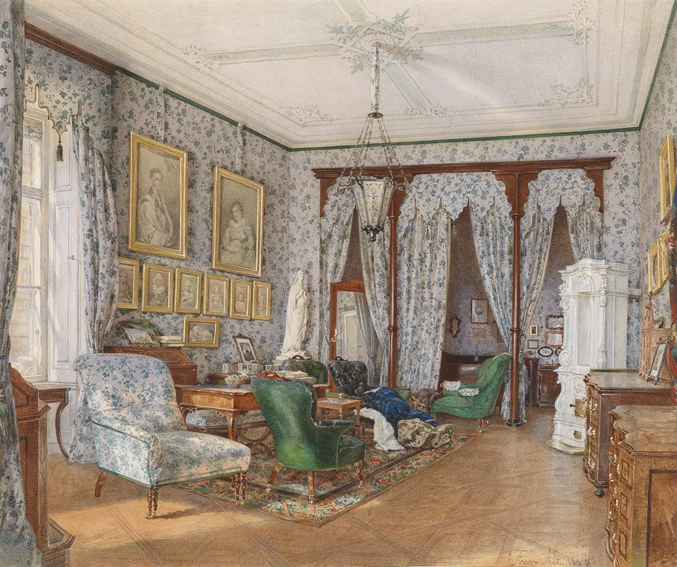 Schreibzimmer Schloss Vukovar — Franz Alt