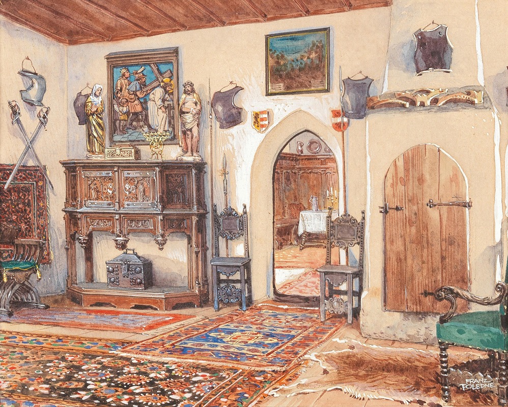 Interieur by Франц Поледне — digital art print download