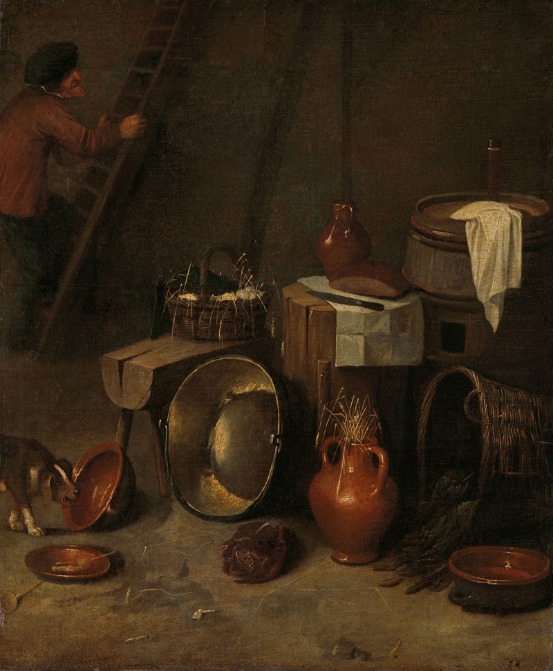 Still life in a stable by Хендрик Потуйл, 1639 - 1649 — digital art print download