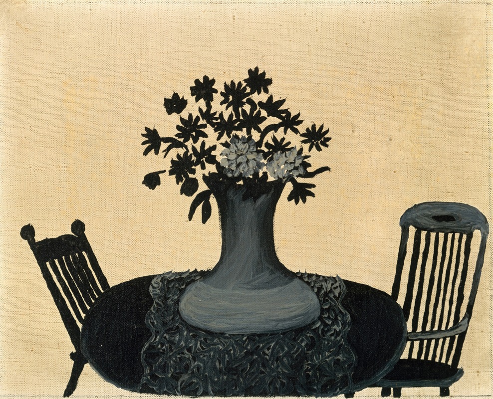Table and Two Chairs by Хорас Пиппин, 1946 — digital art print download