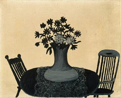 Table and Two Chairs by Хорас Пиппин, 1946 — digital art print download