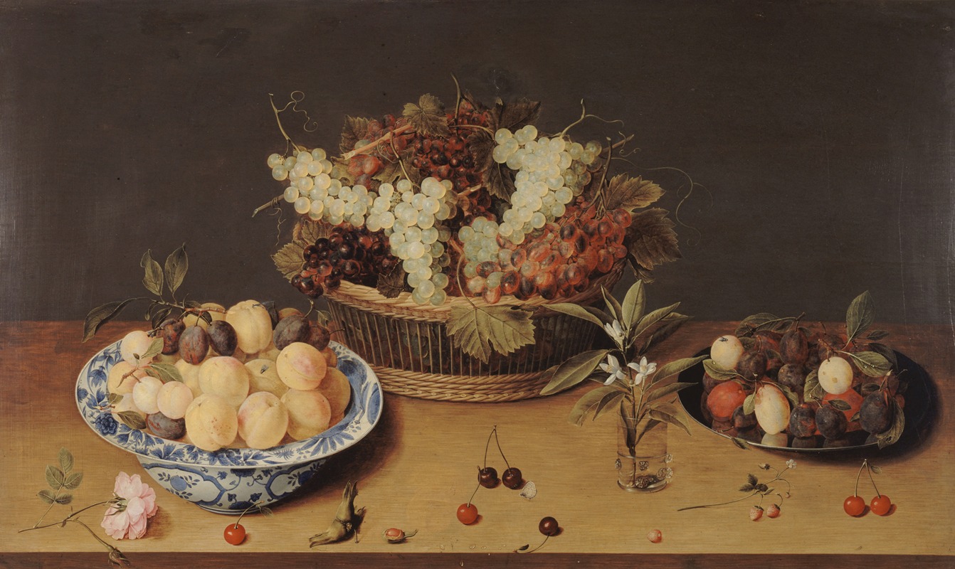 Nature morte de fruits et de fleurs — Isaak Soreau