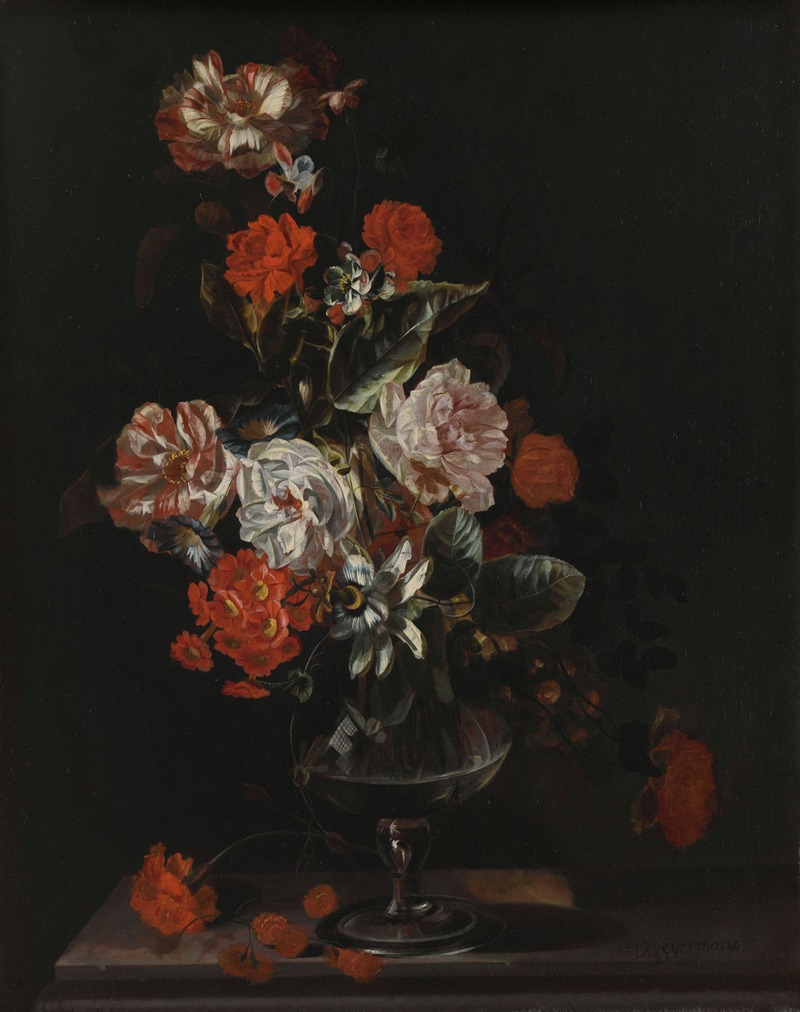 Still Life with Flowers by Jacob Campo Weyerman, 1700 - 1720 — digital art print download